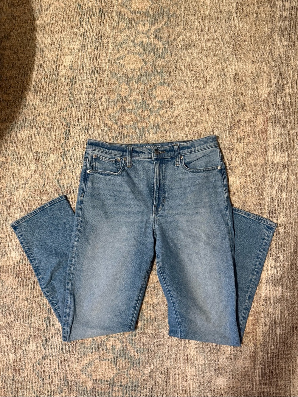 J. Crew Light Blue Straight-Leg Denim Jeans